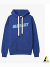 Mansel Logo Print Hoodie Blue - ISABEL MARANT - BALAAN 2