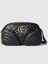 GG Marmont Small Cross Bag Black - GUCCI - BALAAN 2