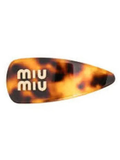 Plexiglas Hair Clip Brown - MIU MIU - BALAAN 2