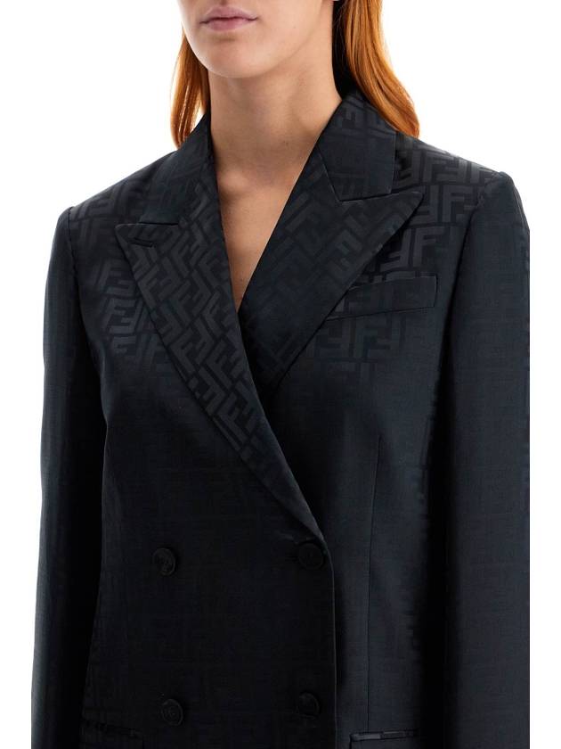 satin crepe ff blazer - FENDI - BALAAN 4