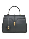 Classique 16 Satinated Calfskin Tote Bag Slate Grey - CELINE - BALAAN 1