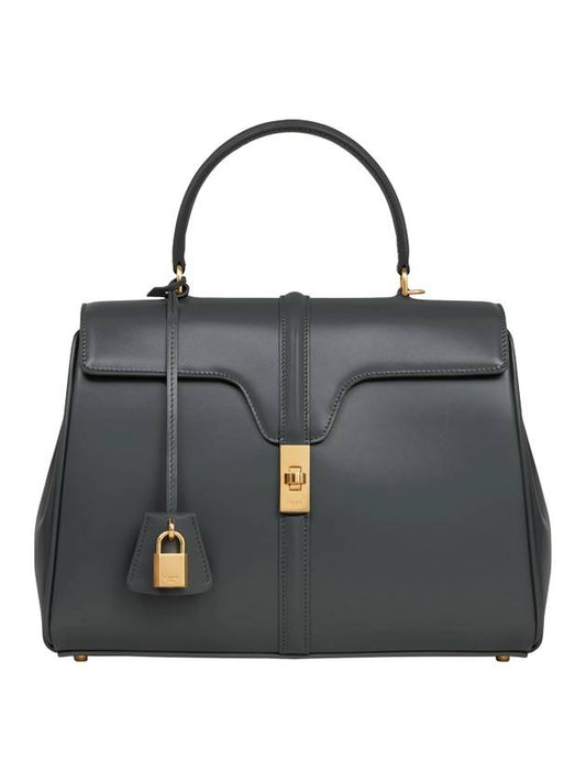 Classique 16 Satinated Calfskin Tote Bag Slate Grey - CELINE - BALAAN 1