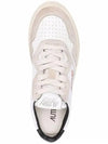 Medalist Mesh Suede Black Tab Low Top Sneakers White - AUTRY - BALAAN 4