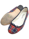 Tartan Check Sandrion Flat Shoes 38 - REPETTO - BALAAN 3