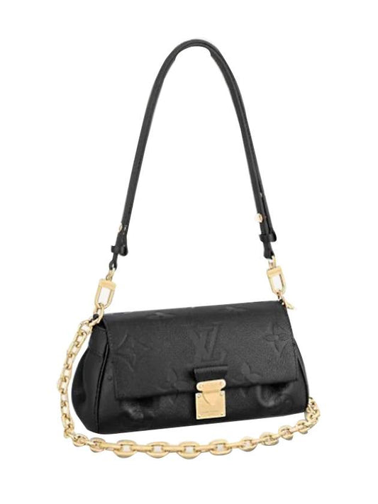 Monogram Favorite Baguette Shoulder Bag Black - LOUIS VUITTON - BALAAN.