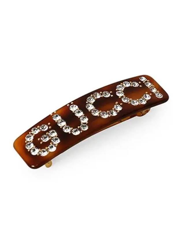 Crystal Hairpin Brown - GUCCI - BALAAN 2