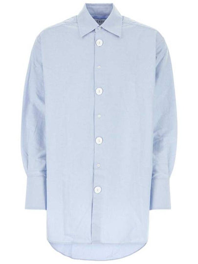 Oversized Long Sleeve Shirt Light Blue - JW ANDERSON - BALAAN 2