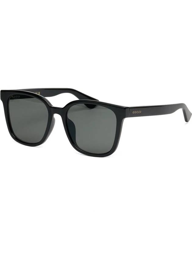 Eyewear Square Oversized Horn-Rimmed Sunglasses Black - GUCCI - BALAAN 7