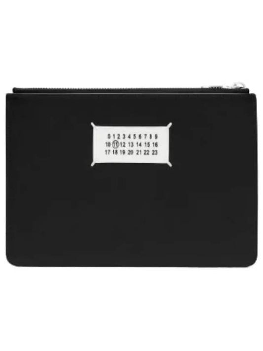 Logo Paint Clutch Bag Black - MAISON MARGIELA - BALAAN 1