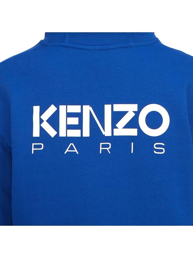 Kids Boke Flower Hoodie Blue - KENZO - BALAAN 10