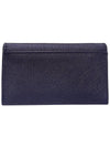 Women s 2MC122 Navy Saffiano Triangular Logo Card Wallet - PRADA - BALAAN 3