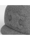 2AU3M590Z 08GC Triomphe Cap Wool Felt - CELINE - BALAAN 5