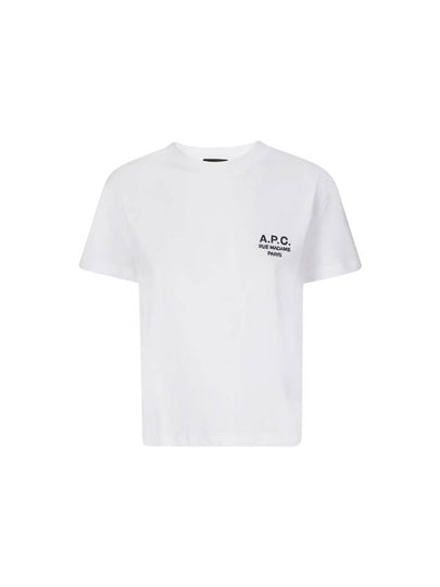 Boxy Rue Madame Short Sleeve T-Shirt White - A.P.C. - BALAAN 2