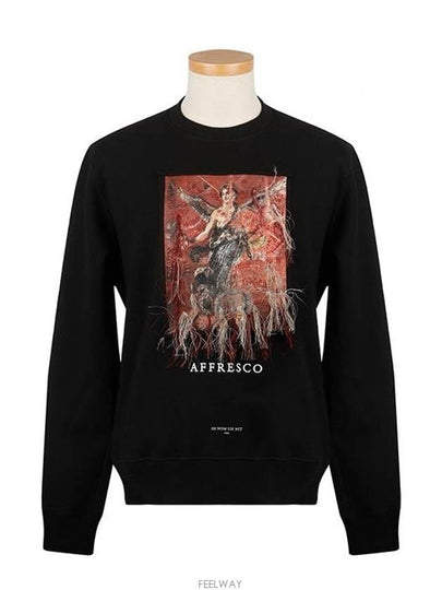 NMW18205 009 AFFRESCO Black Sweatshirt Sweatshirt - IH NOM UH NIT - BALAAN 2