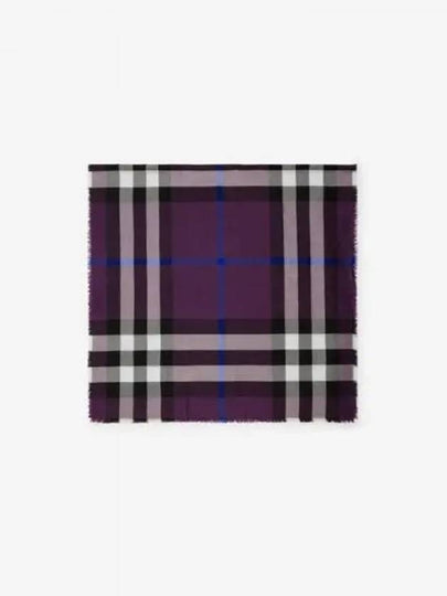 Unfinished cut check scarf 8090796 - BURBERRY - BALAAN 2