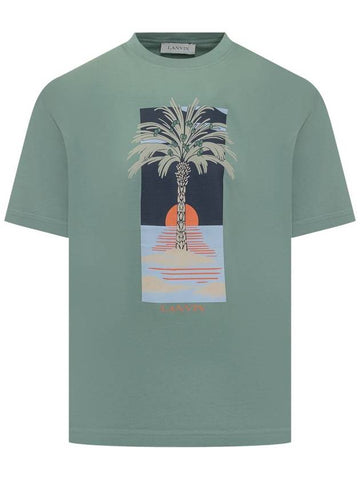 Lanvin Printed T-Shirt - LANVIN - BALAAN 1