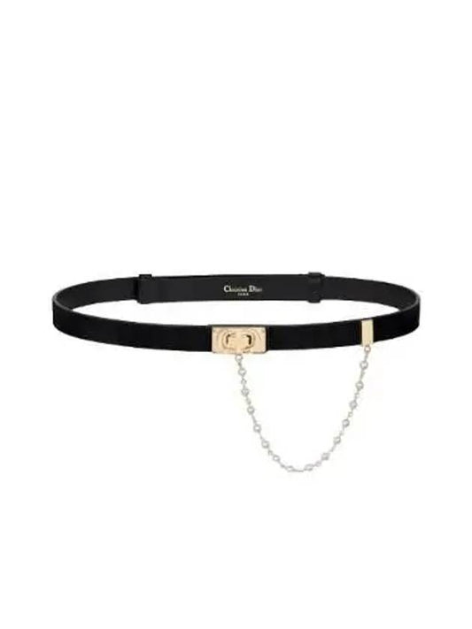 Caro  20MM Smooth Calfskin Belt Black - DIOR - BALAAN 2