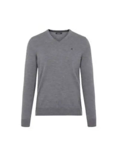 Lymann True Merino Wool Knit Top Grey Melange - J.LINDEBERG - BALAAN 2