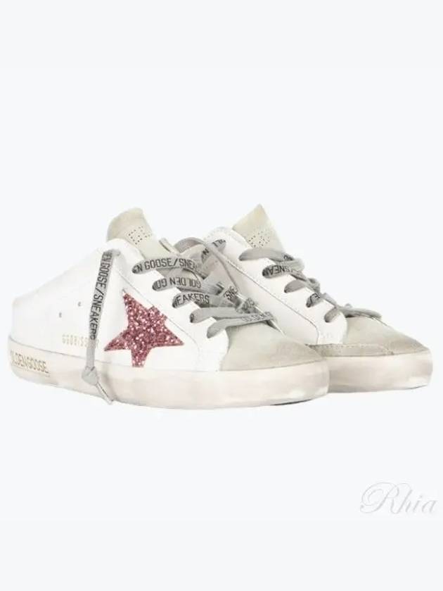 Superstar Sabo Suede Toe Mule White - GOLDEN GOOSE - BALAAN 2