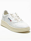 Medalist Leather Low Top Sneakers White - AUTRY - BALAAN 4