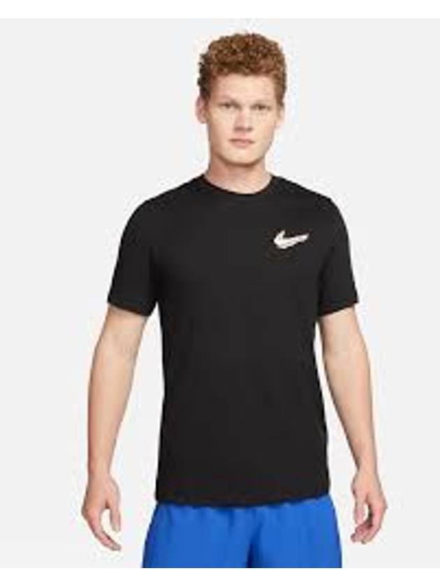 Dri Fit Fitness Short Sleeve T-shirt Black - NIKE - BALAAN 2