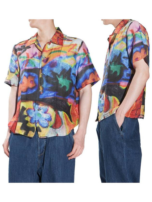 Landscape Daylight Print Box Short Sleeve Shirt - OUR LEGACY - BALAAN 2