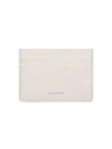 Logo Card Wallet Eggshell - JIL SANDER - BALAAN 1