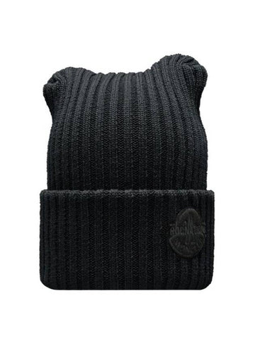 Wool Beanie Black - MONCLER - BALAAN 1