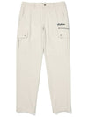 Tapered fit cargo deformation pants LIGHT GRAY MAN - MALBON GOLF - BALAAN 1