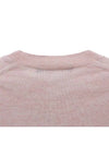 Face Patch Crop Cardigan Pink - ACNE STUDIOS - BALAAN 8