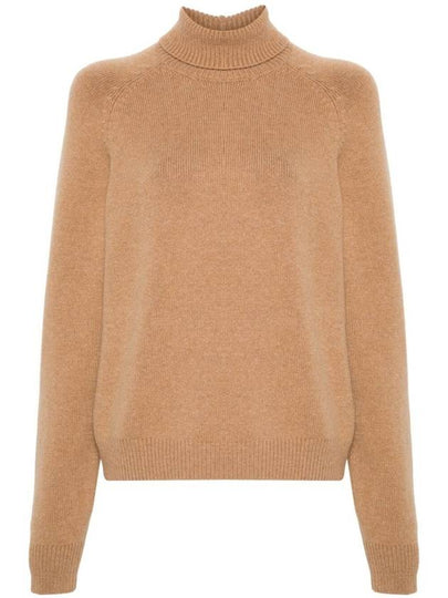 Pullover Cashmere Turtleneck Beige - FENDI - BALAAN 2