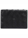 Intrecciato Flap Business Card Wallet Black - BOTTEGA VENETA - BALAAN 2