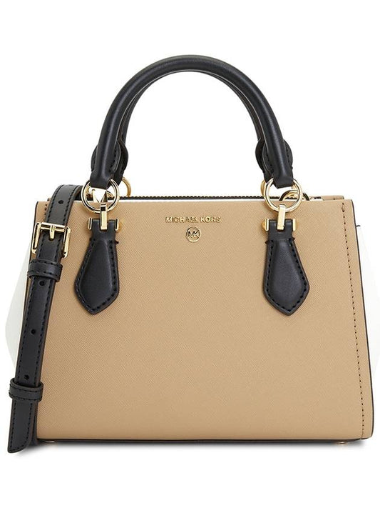 Women's Marilyn Tote Bag Camel Black - MICHAEL KORS - BALAAN 2