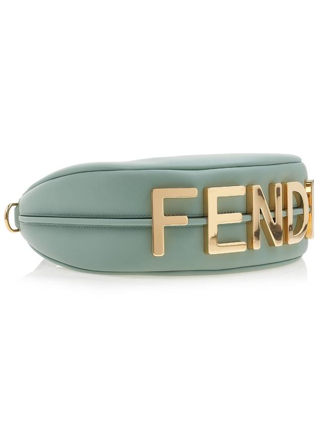 Fendigraphy Small Hobo Shoulder Bag Mint Green - FENDI - BALAAN 6