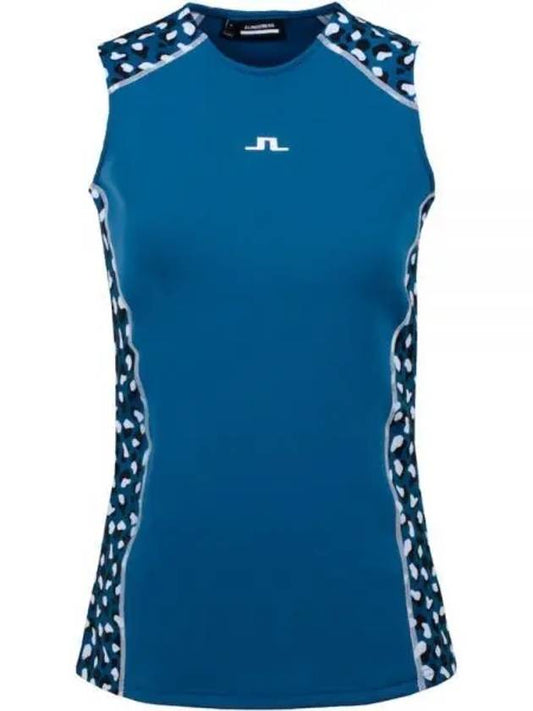 Women's Mirit tank top golf top blue - J.LINDEBERG - BALAAN 2