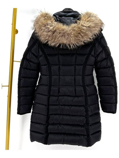 Herminfur Women s Long Padding Black Size 0 - MONCLER - BALAAN 2