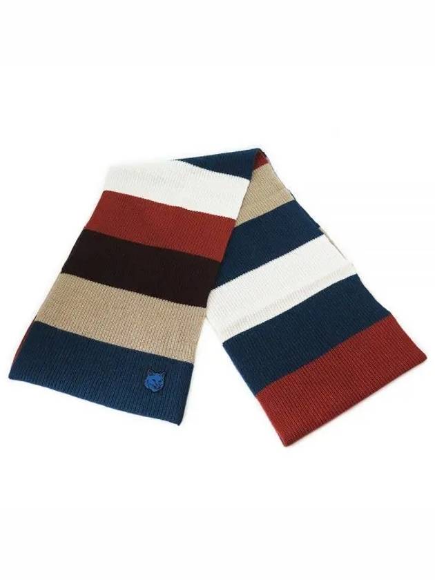 Preppy striped muffler - MAISON KITSUNE - BALAAN 2