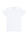 back logo print cotton short sleeve t-shirt white - BURBERRY - BALAAN.