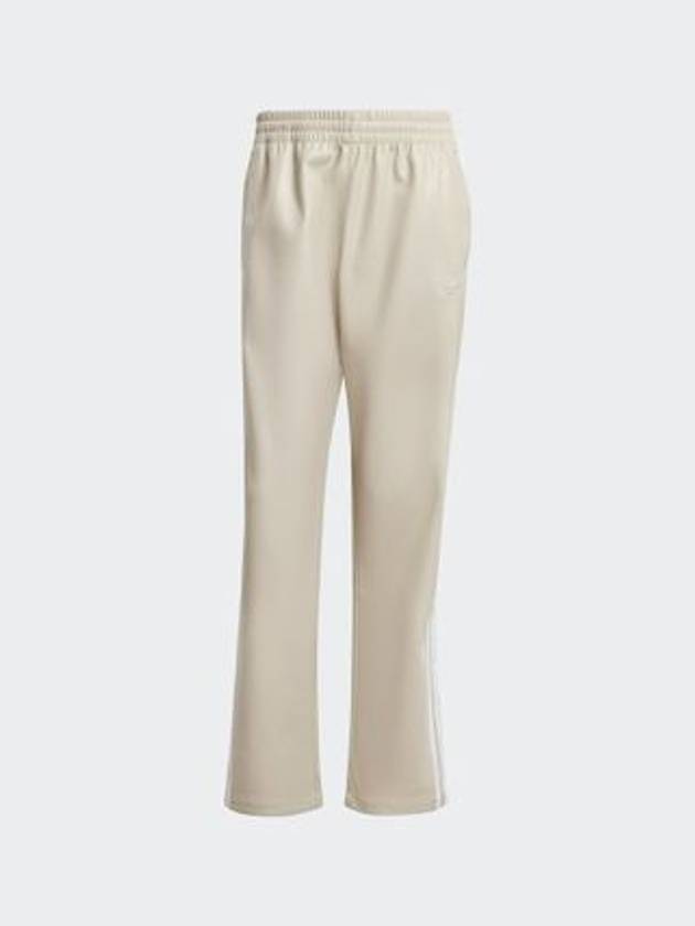 Faux Leather 3 Stripes Firebird Track Pants Beige - ADIDAS - BALAAN 2