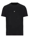 Slim fit logo embroidered short sleeve T-shirt - GIVENCHY - BALAAN 2