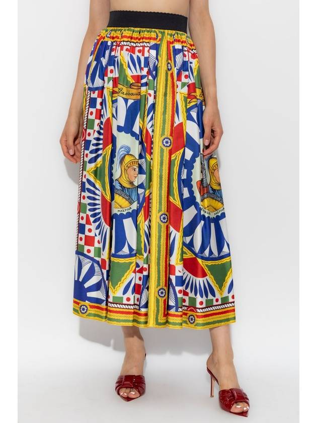 Geometric Print Skirt F4BU6TGDS12 - DOLCE&GABBANA - BALAAN 4