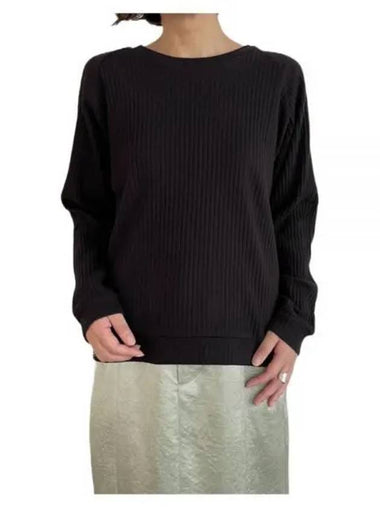 Women s Basic Sweatshirt Black FBSRI000 - BASERANGE - BALAAN 1