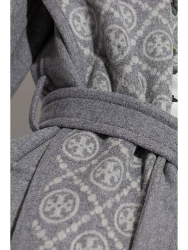 Tory Burch Coat With Hood, Women's, Grey - TORY BURCH - BALAAN 5