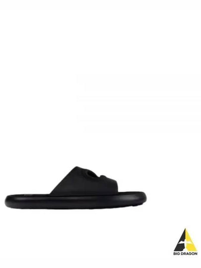 Twins Textile Leather Slide Slipper Black - CAMPER - BALAAN 2