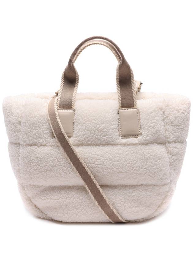 Caradoc Teddy Logo Mini Tote Bag Beige - MONCLER - BALAAN 5