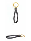 Intrecciato Lambskin Key Holder Black - BOTTEGA VENETA - BALAAN 5