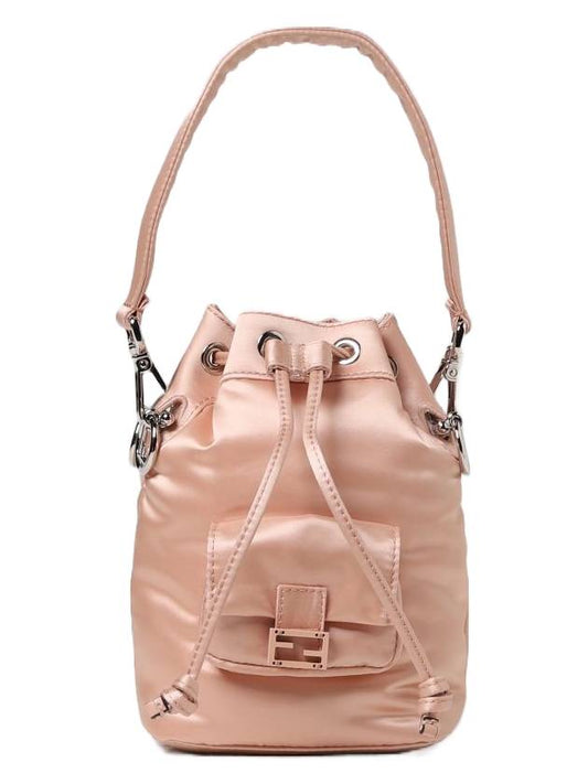 Women's Montresor Mini Nylon Bucket Bag Pink - FENDI - BALAAN 1