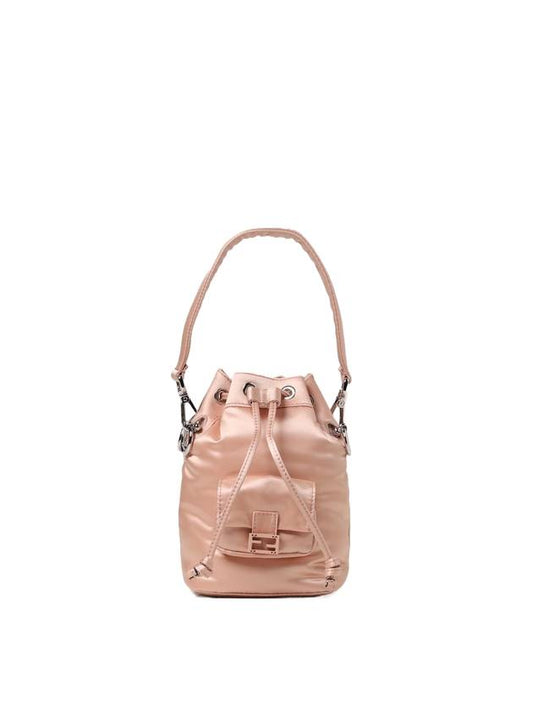 Mon Tresor Small Nylon Bucket Bag Pink - FENDI - BALAAN 1