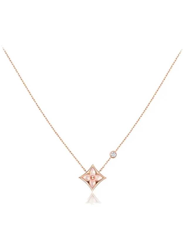 Color Blossom BB Star Pendant Necklace Pink Gold - LOUIS VUITTON - BALAAN 3