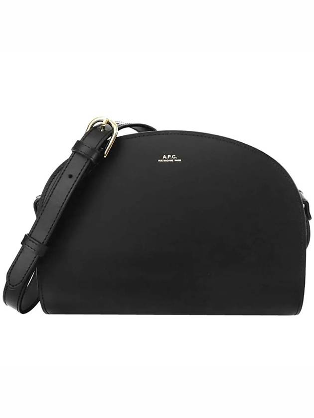 Demi Lune Half Moon Cross Bag Black - A.P.C. - BALAAN 3